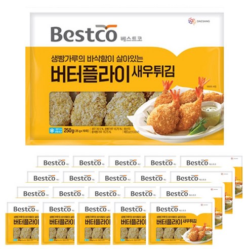 베스트코 버터플라이 새우튀김 250g x 20봉