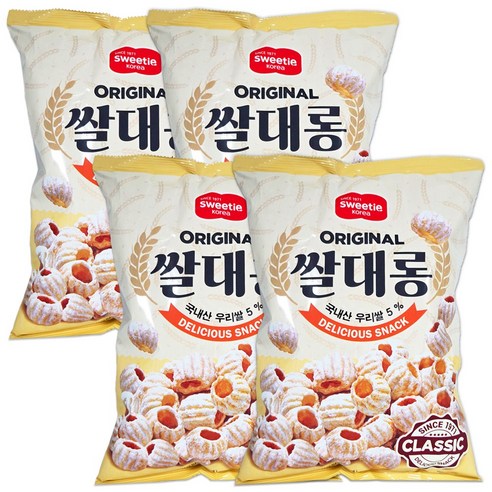 스위티코리아 오리지널 쌀대롱 280g, 280g, 4개