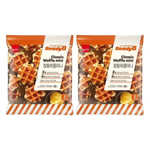 삼립 레디비 냉동 정통와플 미니 600g (30g x 20개입)