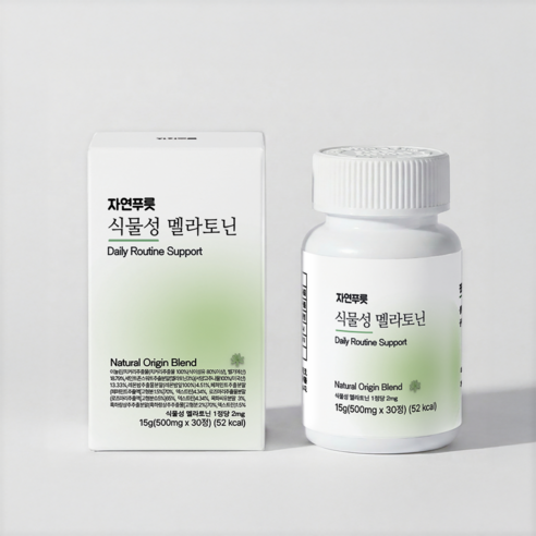 자연푸릇 식물성 멜라토닌 2mg 함유 식약청인증 HACCP, 1개, 30정