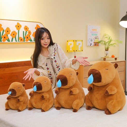 국내배송 FOOI 귀여운 콧물 카피바라 인형 5종 5시건 당일배송