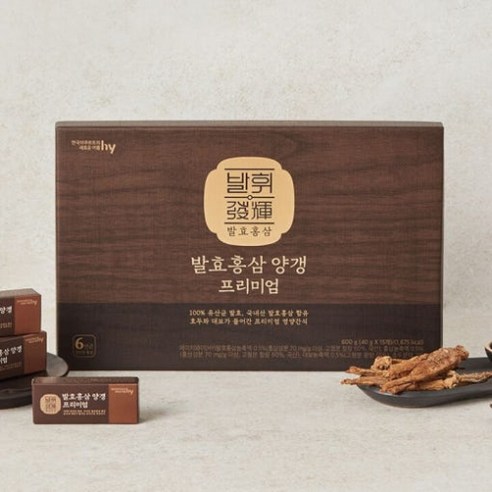 한국야쿠르트 발휘 홍삼양갱 프리미엄 40g x 15개 No329, 2개, 40g