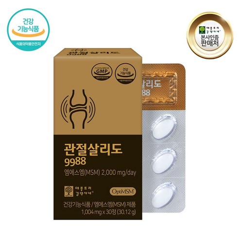 애플트리김약사네 관절살리도 9988 옵티 MSM