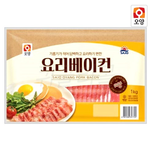 사조오양 요리 베이컨 1kg, 1kg, 1개