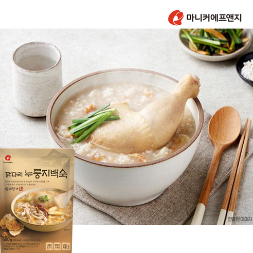 마니커(냉장)-닭다리 누룽지백숙 600g, 6개, 600g
