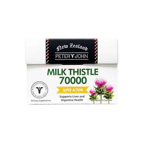 피터앤존 뉴질랜드 밀크시슬 70000 60캡슐 1통