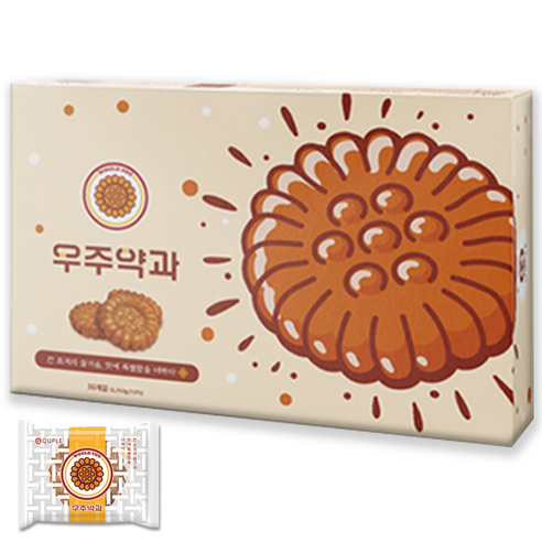 우주약과 촉촉함에 물드는 달콤함 찹쌀 꿀 약과, 40g, 40개