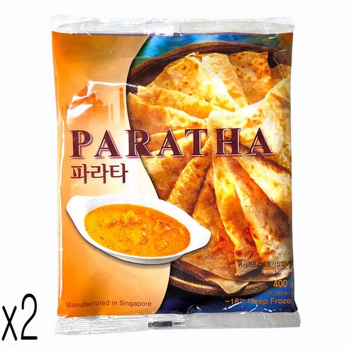 새마원 냉동 정통 인도빵 파라타 400g 패스트리 페스츄리 난 전병 피자 또띠아