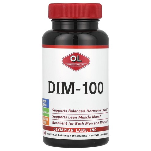 Olympian Labs DIM-100 100mg 베지 캡슐 60정