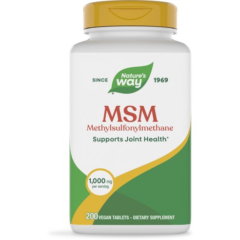 네이쳐스웨이 MSM 1000mg 타블렛, 200정, 1개