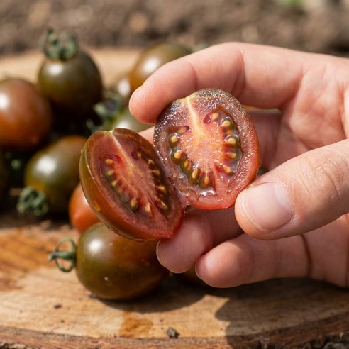 [엄격선별] 부산 대저 흑대추 방울토마토