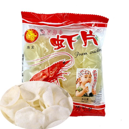왕부정중국식품 위밍 새우편 샤편 간식 안주 150g, 150g, 1개
