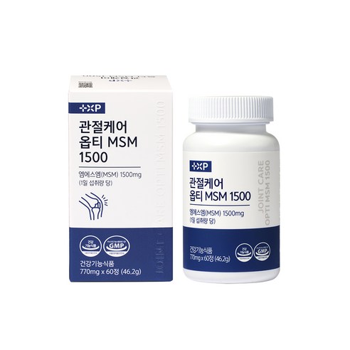 관절 영양제 MSM 옵티 관절케어 1500 연골, 1개, 60정