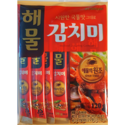 대상 해물감치미 120g (스틱형10g)청정원, 2개, 120g