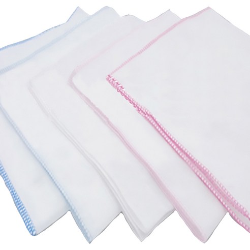[뽀뜨로] 큰사이즈 36cm (최고급) 순면 100% 가제손수건 , 거즈손수건 x 10장 - 5종