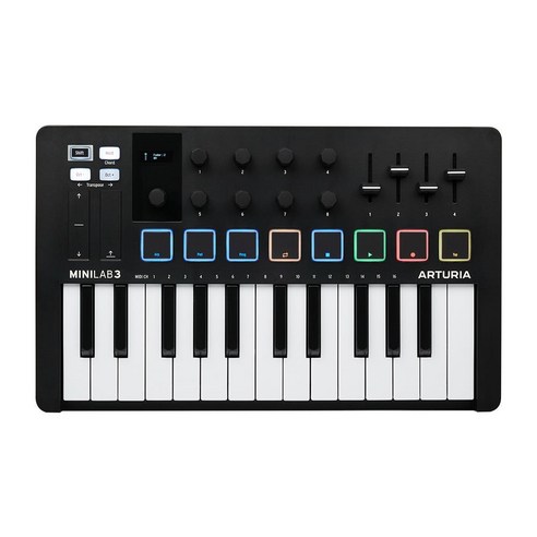 [작곡가의 미디가게] ARTURIA MINILAB MK3 아투리아 미니랩3 MK-3 미디컨트롤러 마스터키보드 마스터건반