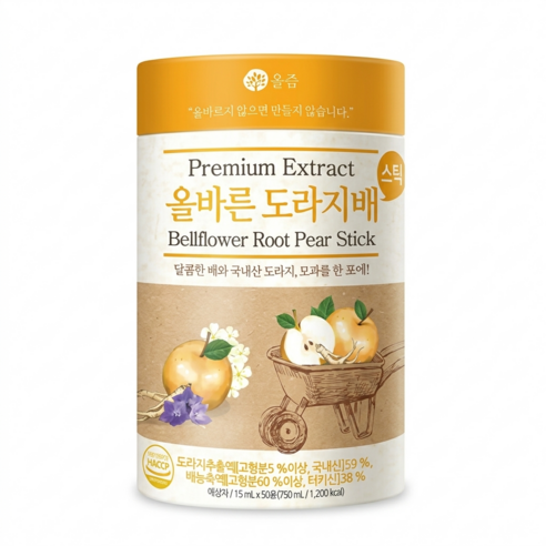 올즙 올바른 도라지배 스틱