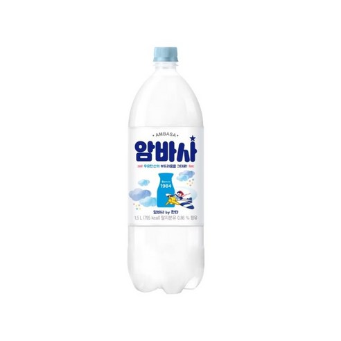 밀크소다 암바사, 1.5L, 8개