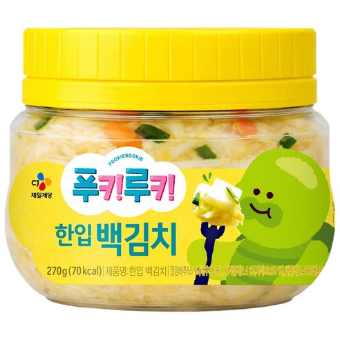 푸키루키 한입 백김치, 11개, 270g