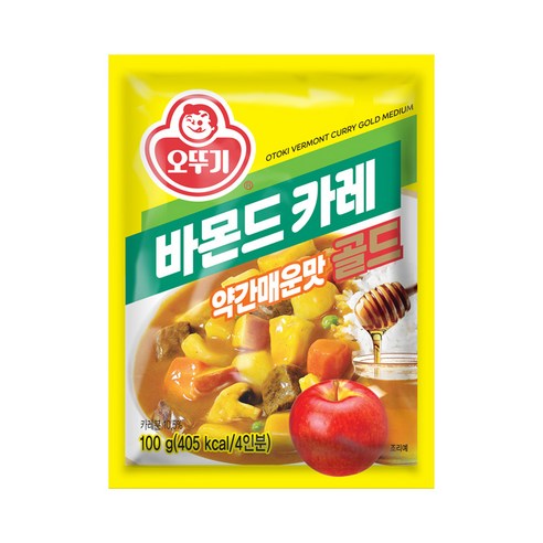 오뚜기 바몬드 카레 골드 약간매운맛