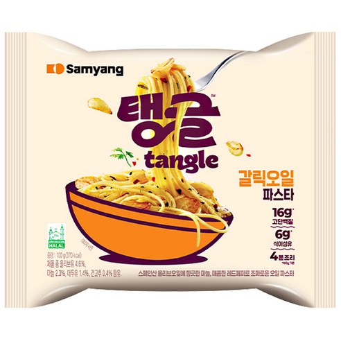 삼양 탱글 갈릭오일파스타 100g, 12개