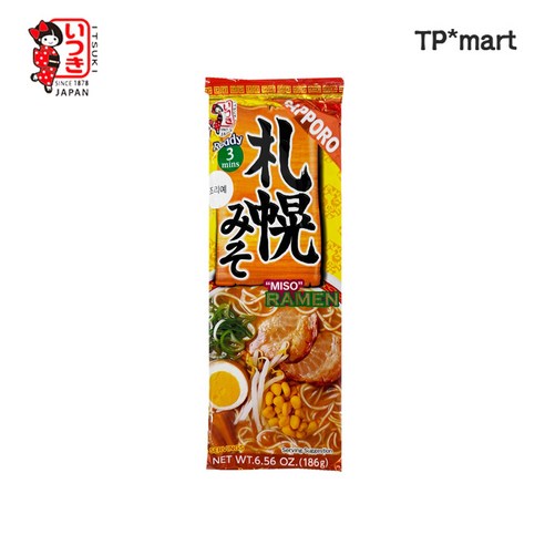 이쯔키 삿포로풍 미소 라멘 2인분 186g