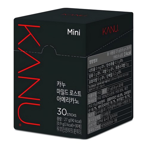 카누 마일드 로스트 아메리카노 원두커피믹스