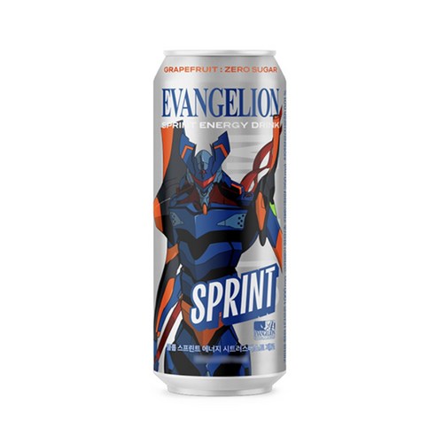 에반게리온 스프린트에너지드링크 시트러스버스트제로 500ml x 8개