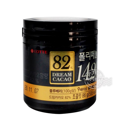 과자사탕초콜릿간식/A52_롯데 드림카카오82% 86g/사무실,회사,탕비실,모임,어린이집,학원,교회,과자파티, 86g, 1개