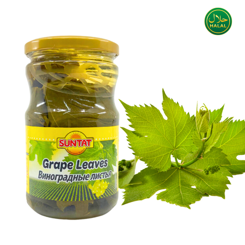 Suntat Salty Pickled Grape Leaves 선탓 짭짤한 절임 포도 잎