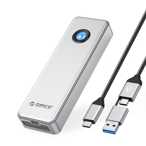 오리코 썬더볼트 4/3 호환 40Gbps M.2 NVMe 외장 SSD 케이스 OUM2-U4, OUM2-U4, 1개