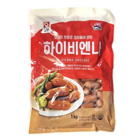 [현대프리마켓] 사조오양 하이비엔나 1kg x 3개
