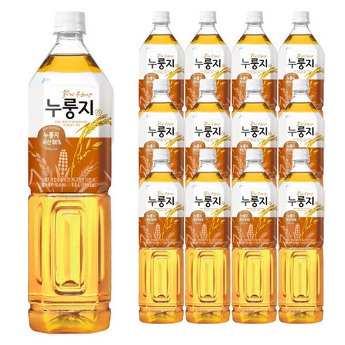 웅진 누룽지차 페트 음료수 1.5L 12개