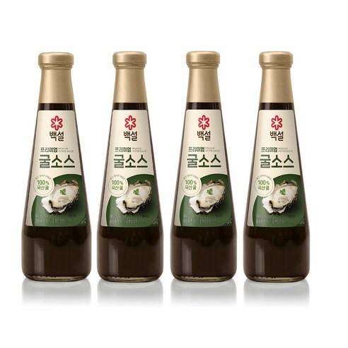 백설 프리미엄 굴소스 500g x 4, 4개, 500g