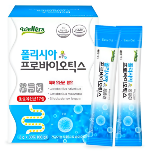 (1+1) 폴리시아 프로바이오틱스 30포 2개 신바이오틱스 특허유산균