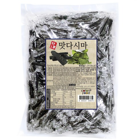 컬러푸드 초초 맛다시마 젤리, 1개, 650g