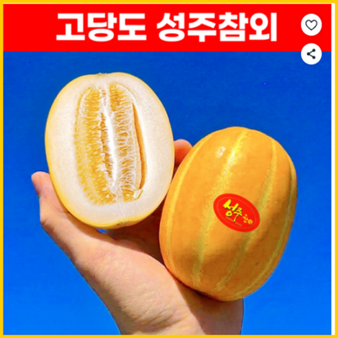 [산지직배송] 선물용 초고당도 꿀 성주참외