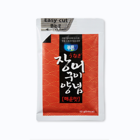푸른식품 장어구이 소스 매운 맛, 50g, 20개