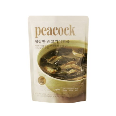 피코크 정갈한 쇠고기 미역국