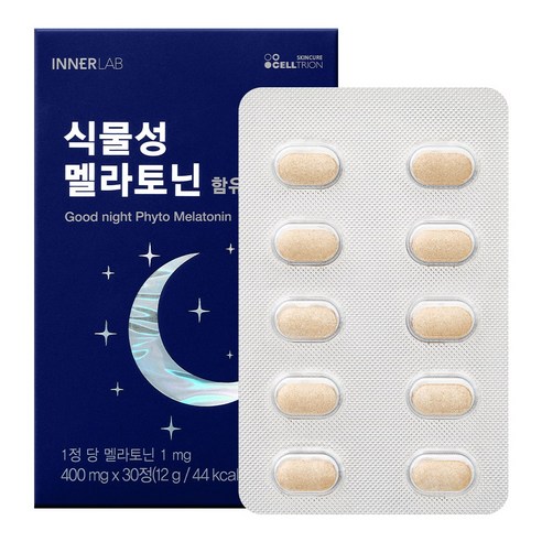 셀트리온 이너랩 식물성 멜라토닌 30정