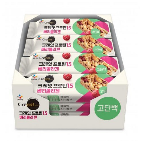 크레잇 프로틴바15 베리콜라겐 실온