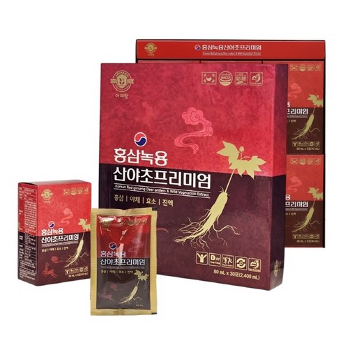 아리항 홍삼 녹용 산야초 프리미엄 80ml x 30포