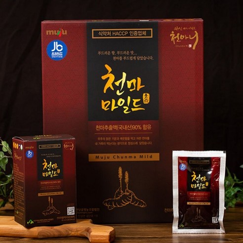 천마니 청정무주천마100% 합성무첨가 천마진액 부드러운맛 HACCP 특허제조방법