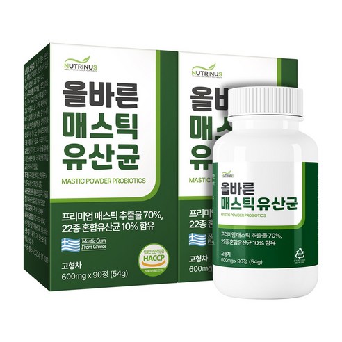 뉴트리너스 올바른 매스틱 유산균