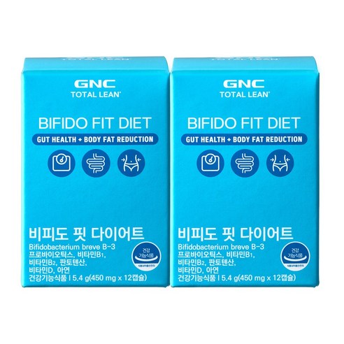 GNCTOTALLEAN 비피도 핏 다이어트 유산균, 30정, 2개