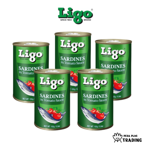 Ligo Sardines (Green) Tomato Sauce 155g 리고 정어리 인 토마토 소스(그린) 155g