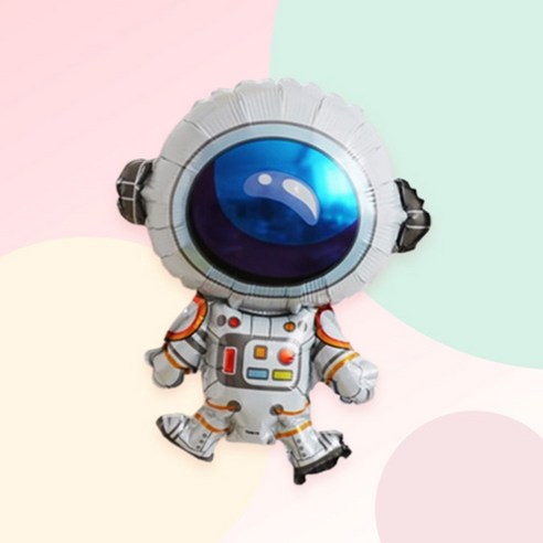 [예쁨주의지호] 대형 입체 우주풍선 /우주인풍선/UFO풍선/로켓풍선/지구풍선/우주풍선, 중형 풍선_우주인