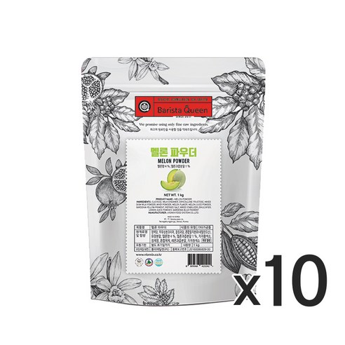 바리스타퀸 멜론 파우더 1kg 10개, 1kg, 10개