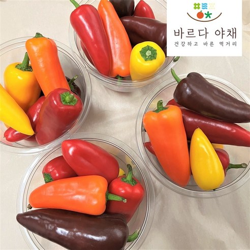 바르다야채 국내산 미니파프리카 250g, 500g, 1kg, 2kg