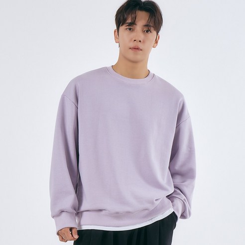 엘엑스티 남자 맨투맨 오버핏 무지 헤비쭈리 720g 면100% 국내생산